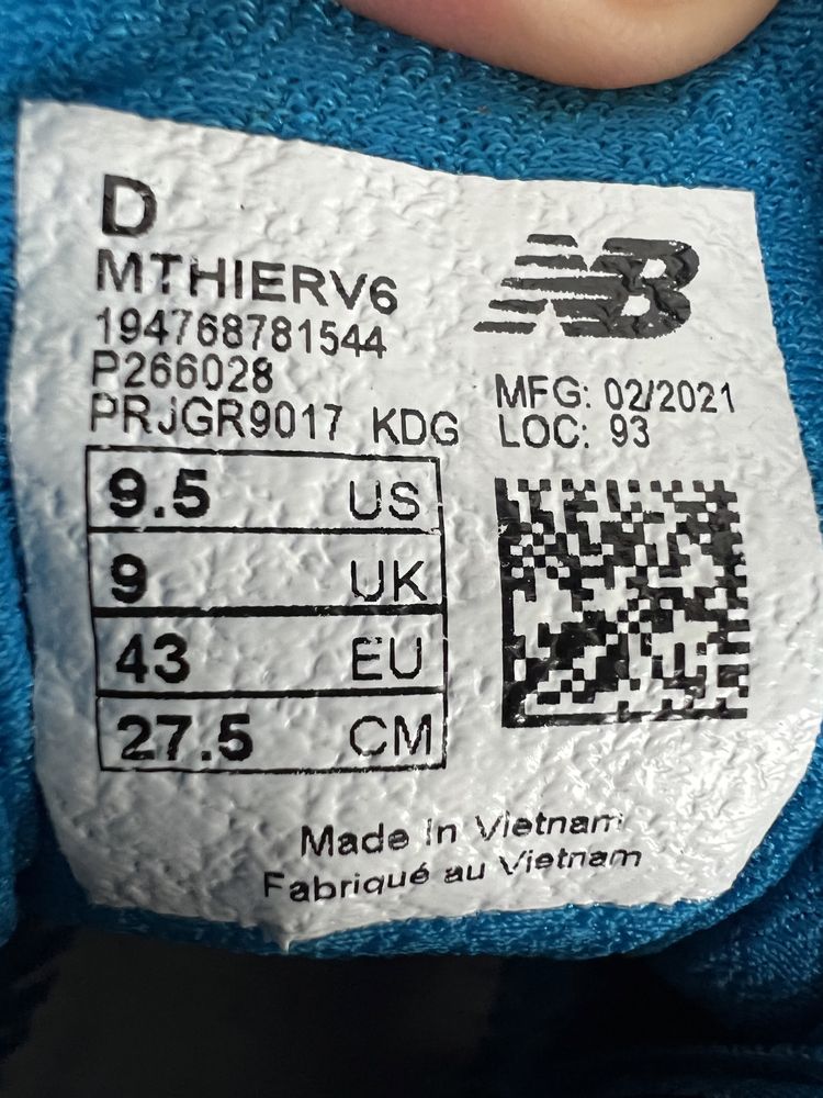 Оригінальні Кросівки NEW BALANCE FRESH FOAM  V6 43р.27.5см.