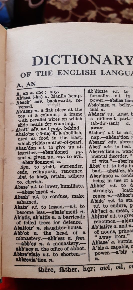 ENGLISH Dictionary