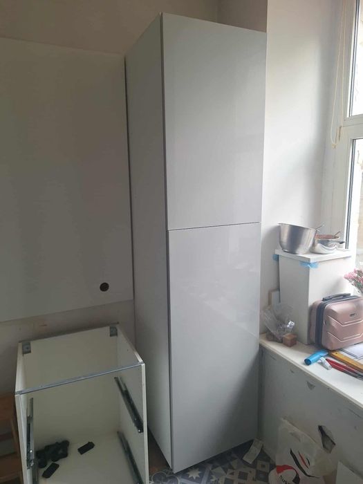 Szafka wysoka Ikea metod ringhult jasny szary