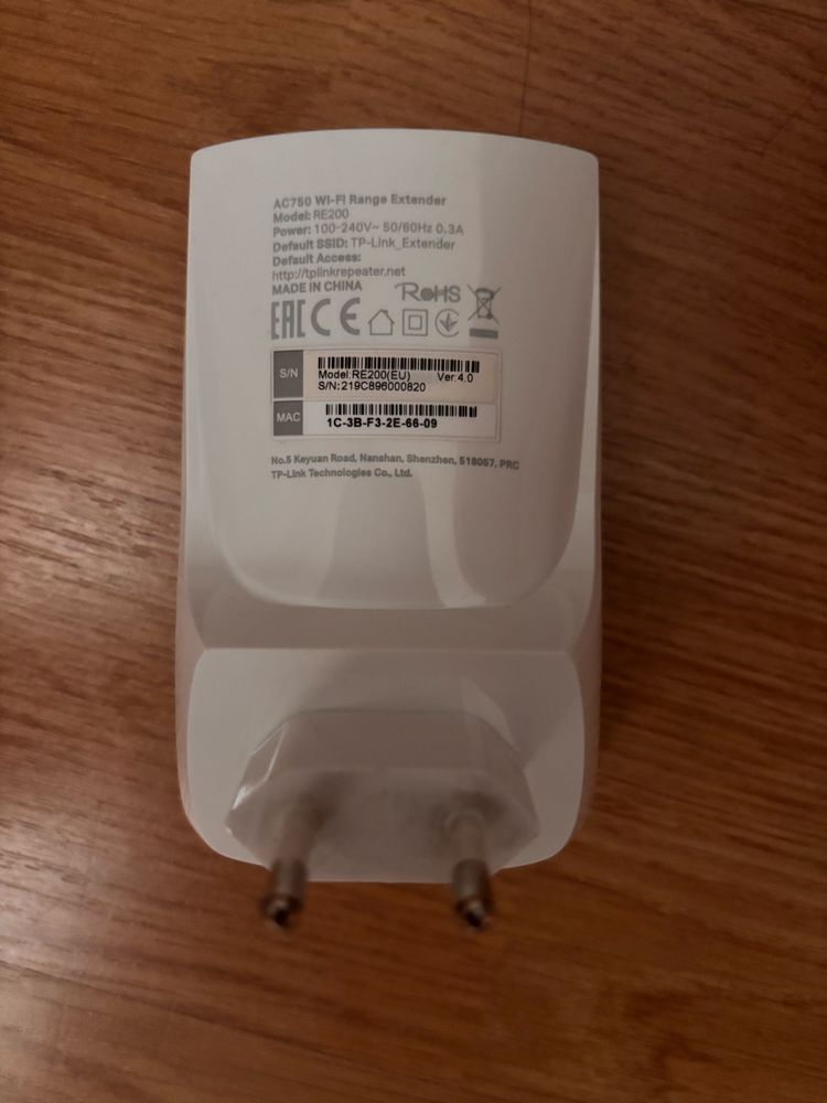 Repetidor Wifi TP-Link RE200 Dual band