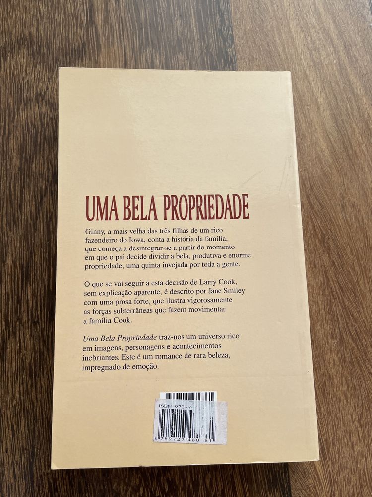 Livro “Uma Bela Propriedade” de Jane Smiley