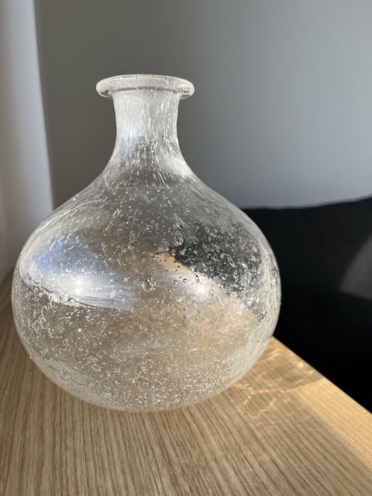 wazon szklany butla antico Horbowy szkło PRL