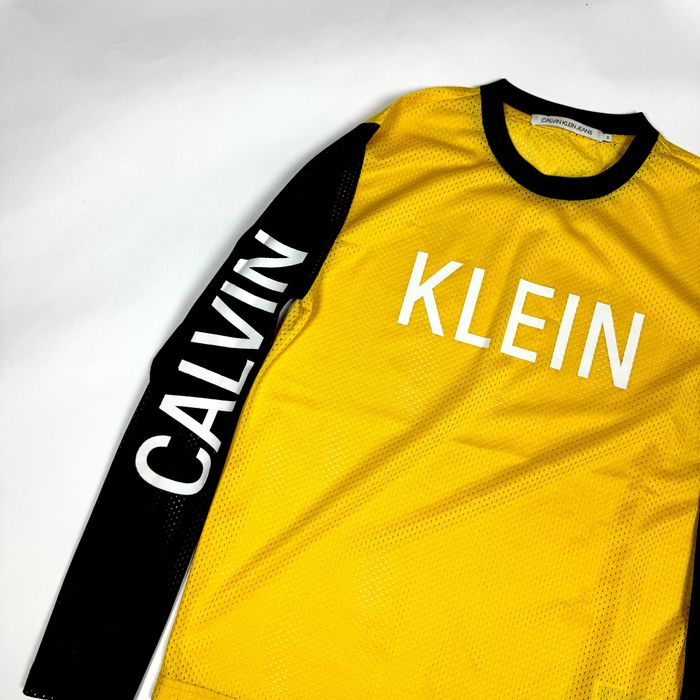 Calvin Klein koszulka z długim rękawem bluzka z nadrukami streetwear