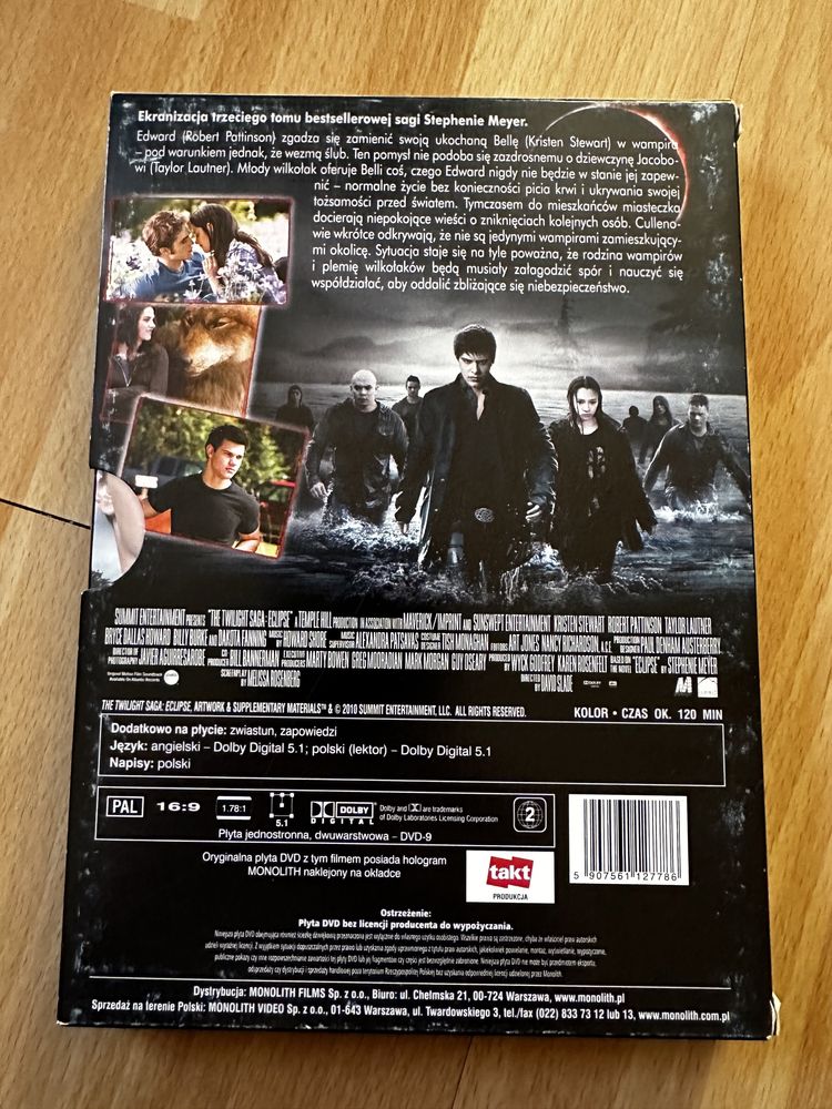 Film na dvd Zmierzch zaćmienie