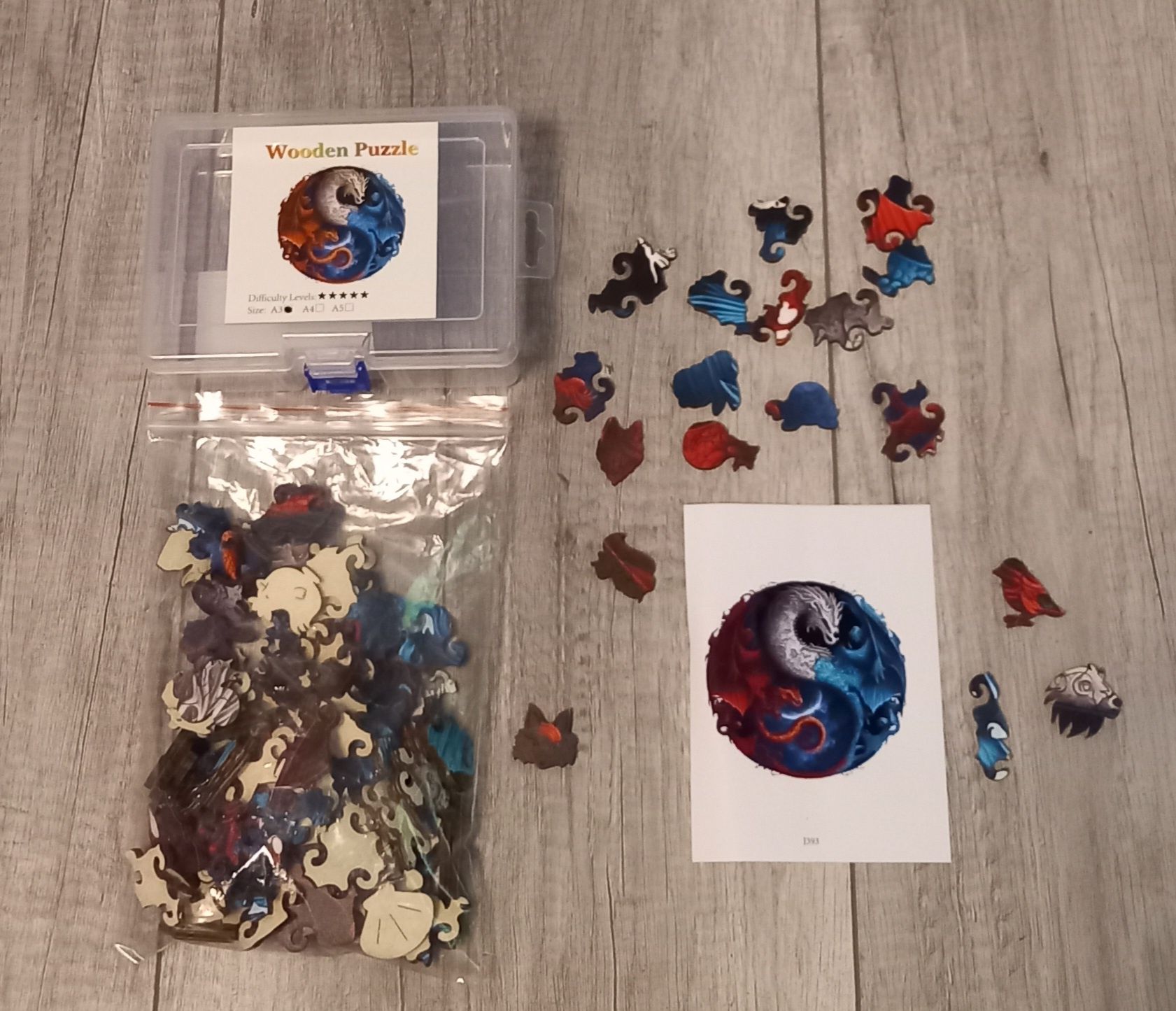 Puzzle drewniane duże A3 idealne na prezent