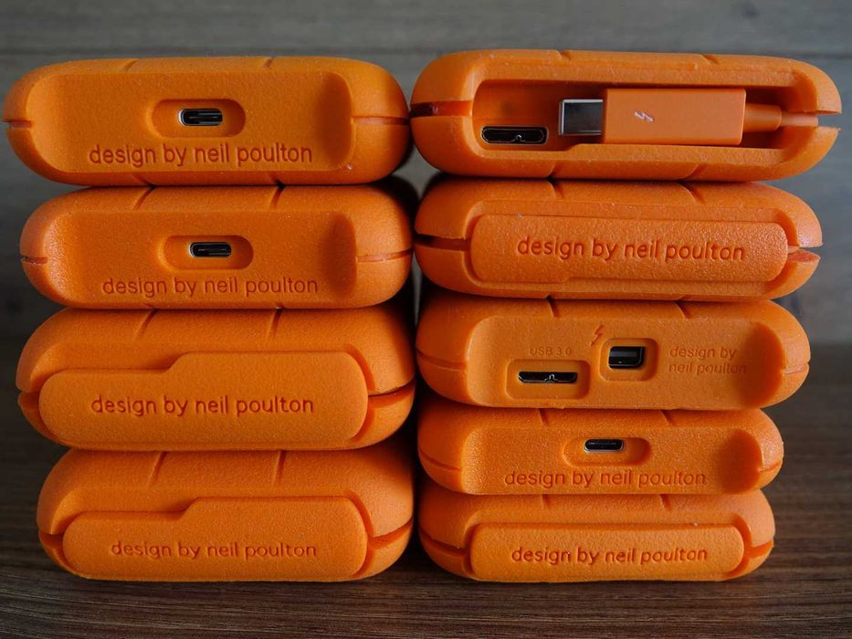 Внешний диск LaCie Rugged 1 2 4 TB Thunderbolt usb-c Противоударный