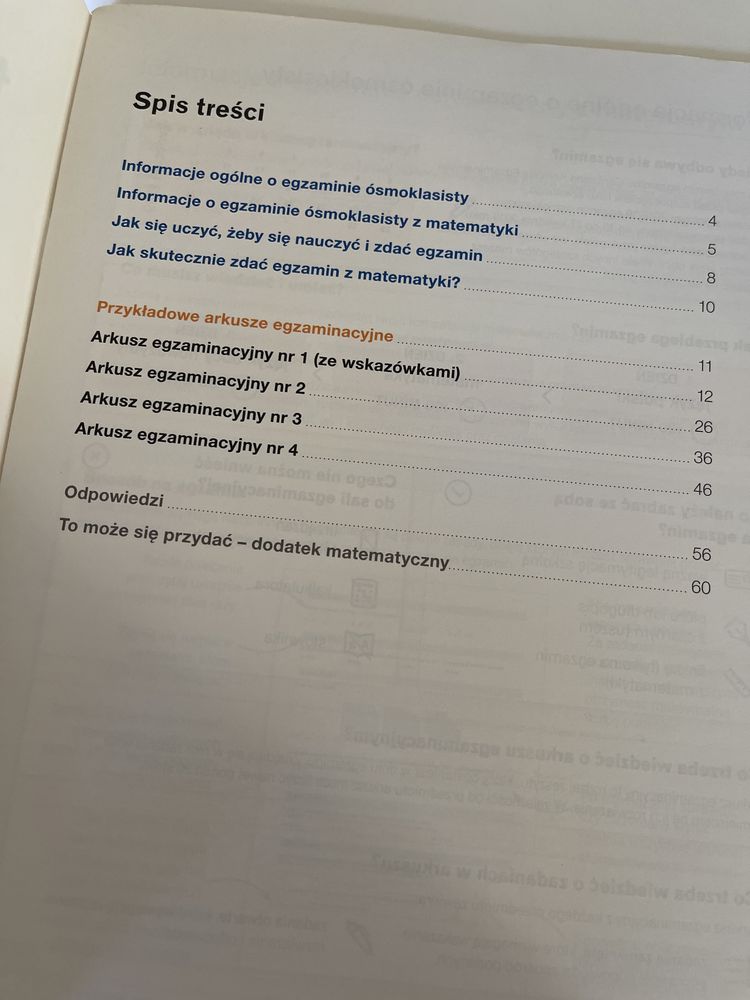 Teraz egzamin ósmoklasisty Matematyka Arkusze nowa era