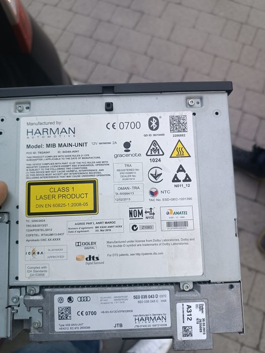 5e0035043d mib Harman 
5e0035043 mib2 Harman 

5E0919606