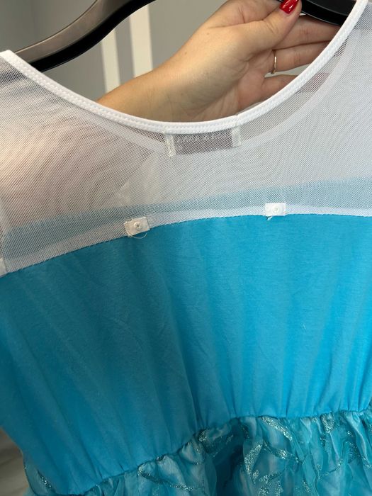 Strój przebranie Elsa Frozen Kraina Lodu 146/152 cm