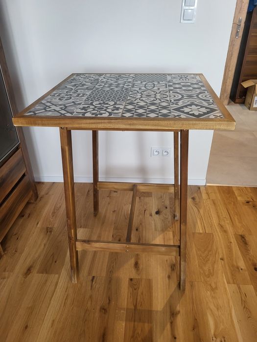 Stolik Azulejos drewno akacjowe