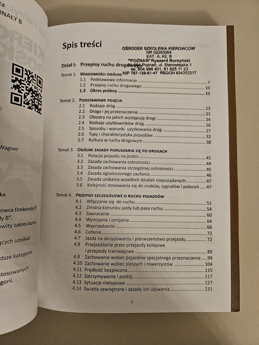 Kierowca doskonały B wg Henryka Próchniewicza