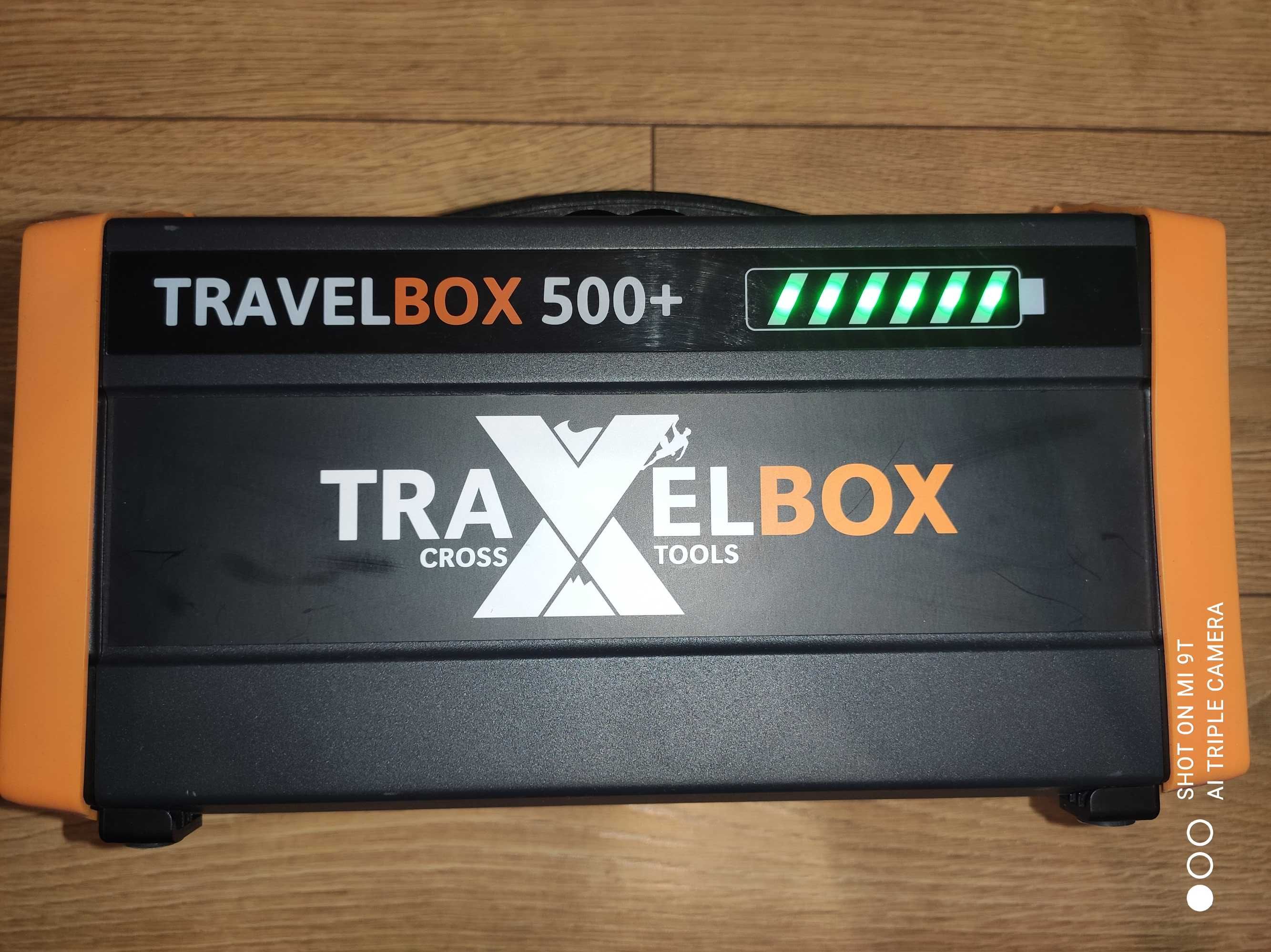 TRAVELBOX 500+ PRZENOŚNY POWERBANK awaryjne zasilanie energii biwak