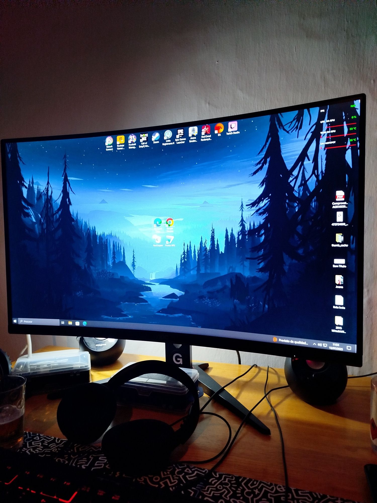 Monitor curvo gaming AOC C32G1 32"