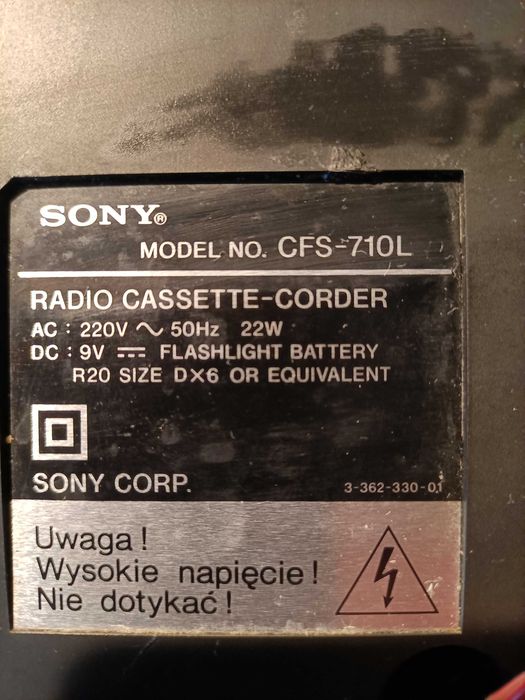 Radiomagnetofon Sony CFS-710L