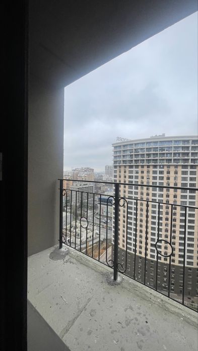 1к. кв. - евродвушка в ЖК Эллада, сданная секция. Вид на Генуэзскую