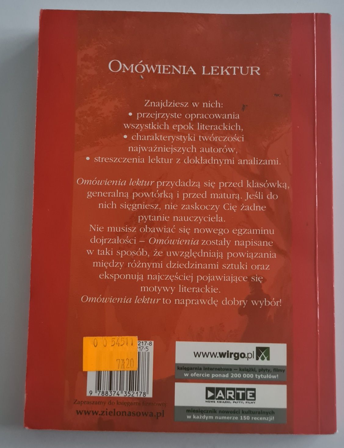 Omówienie lektur Romantyzm