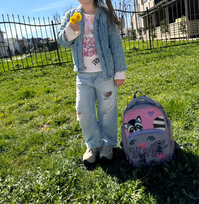 Комплект Zara 122 на дівчинку Куртка джинсова 122 zara