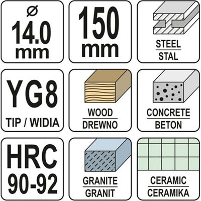 Wiertło Uniwersalne 14X150Mm Yato