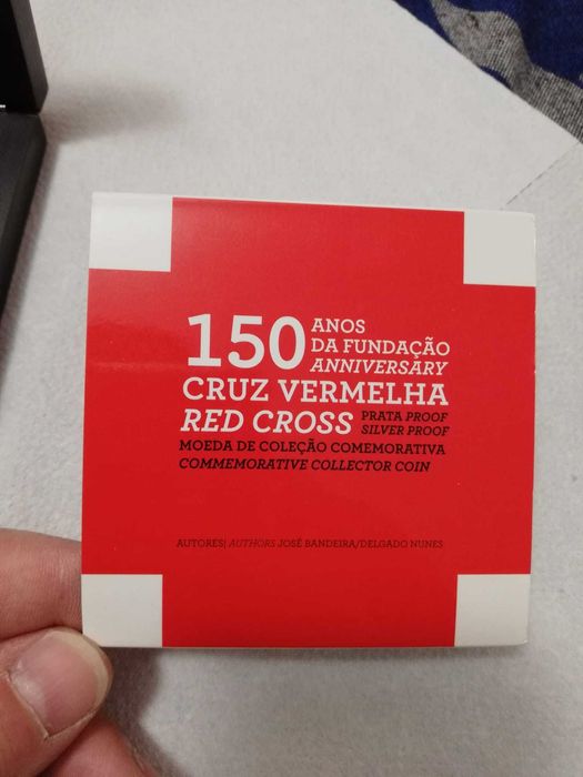 Moeda Proof - 2.50 Euro 150 Anos da Cruz Vermelha 2013