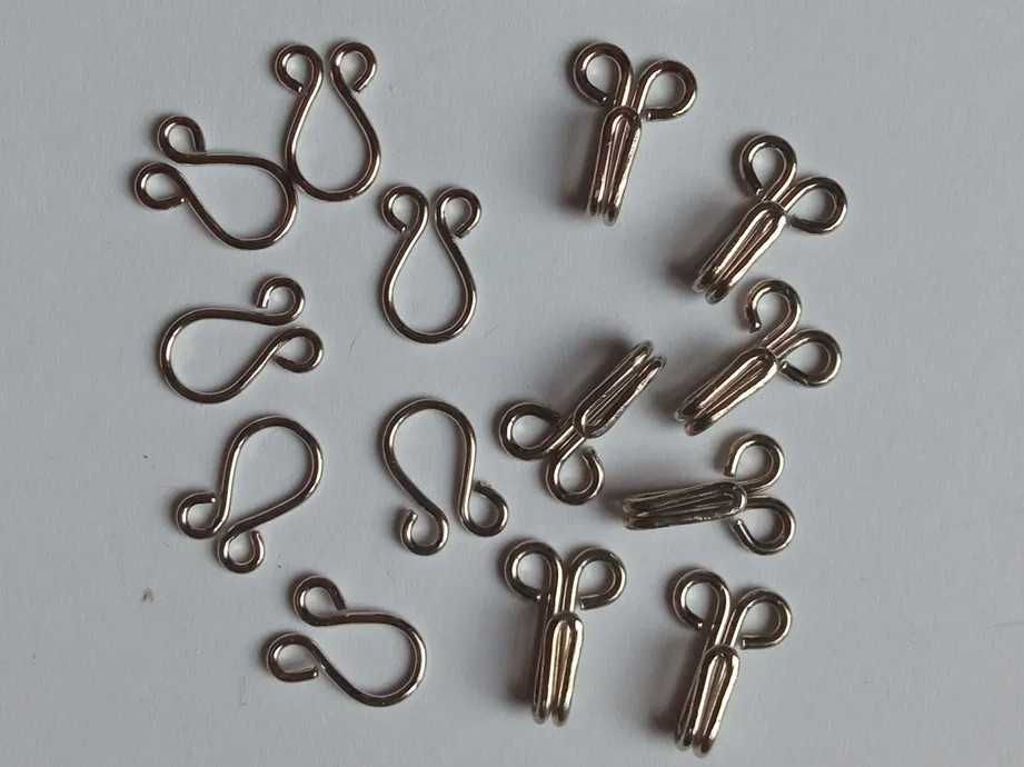 Haftki 13 + 12 mm zapięcia do przyszycia Koh-I-Noor 8 par 16 szt
