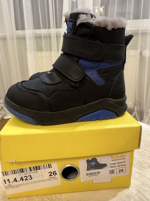 Зимние ботинки для мальчика 26 размер