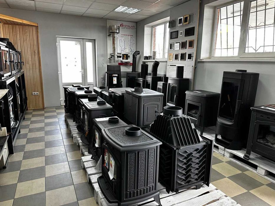 Чавунна піч-камін Kratki KOZA K6 Ø 150 в наявності