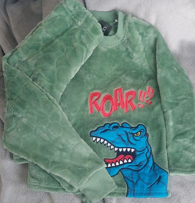 Плюшева дитяча піжама на хлопця, детская пижама на мальчика.Primark