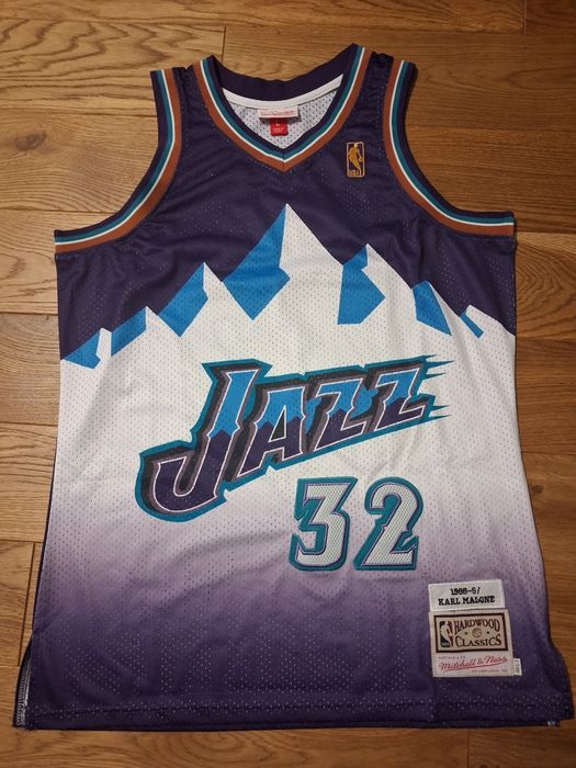 Karl Malone Utah Jazz koszulka koszykarska NBA retro