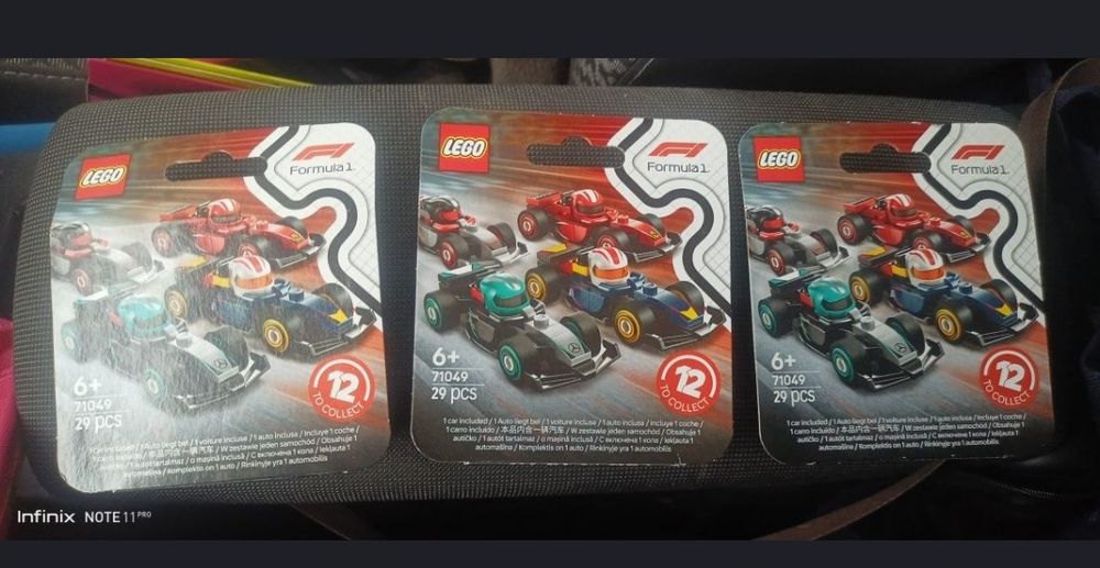 LEGO 71049 Minifigures Kolekcjonerskie bolidy F1, nowe 12szt.