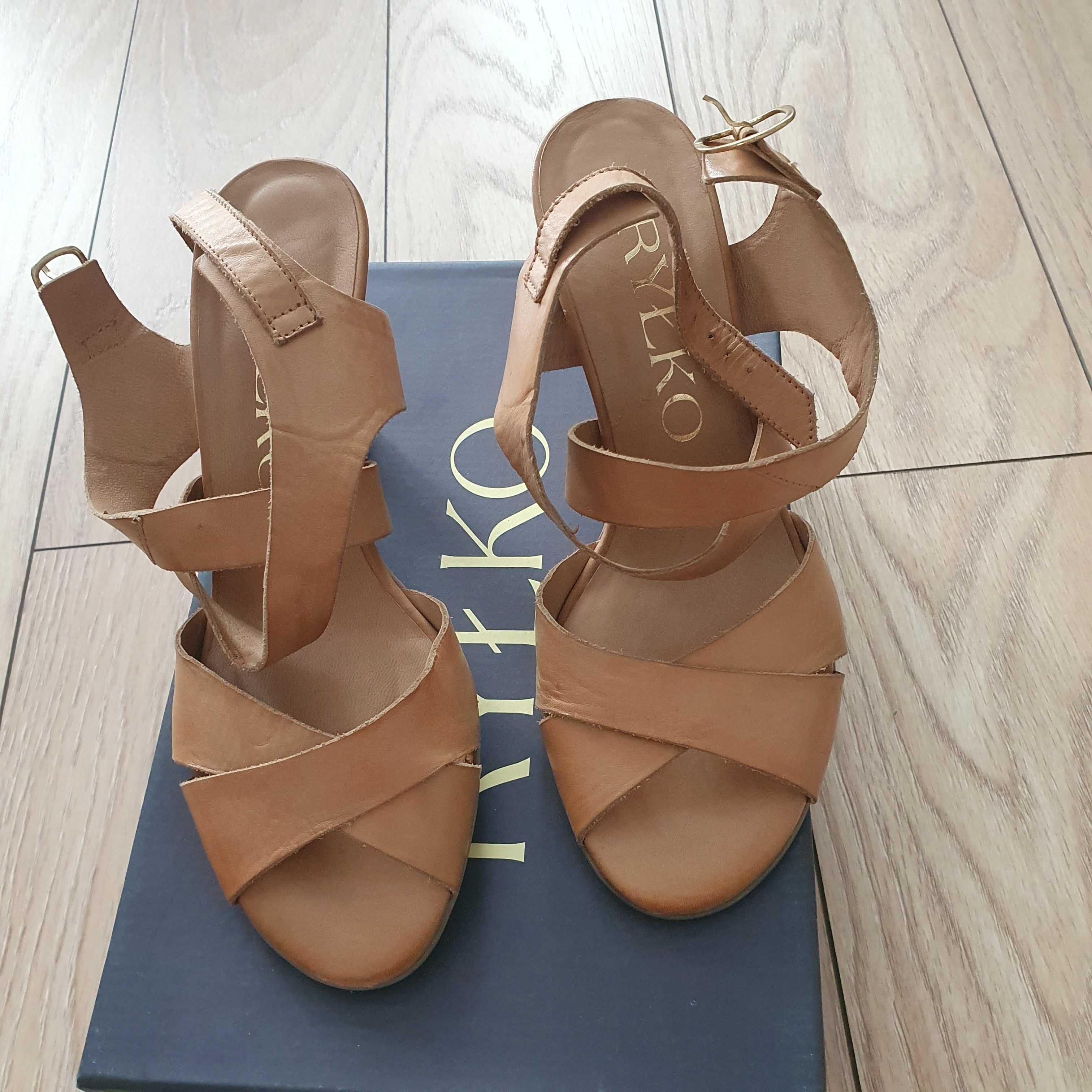 Nowe buty skórzane Ryłko