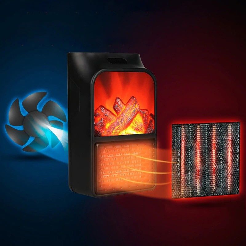 Портативний обігрівач Flame Heater 900 Вт