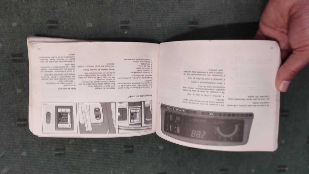 Manual de Instruções Opel Omega