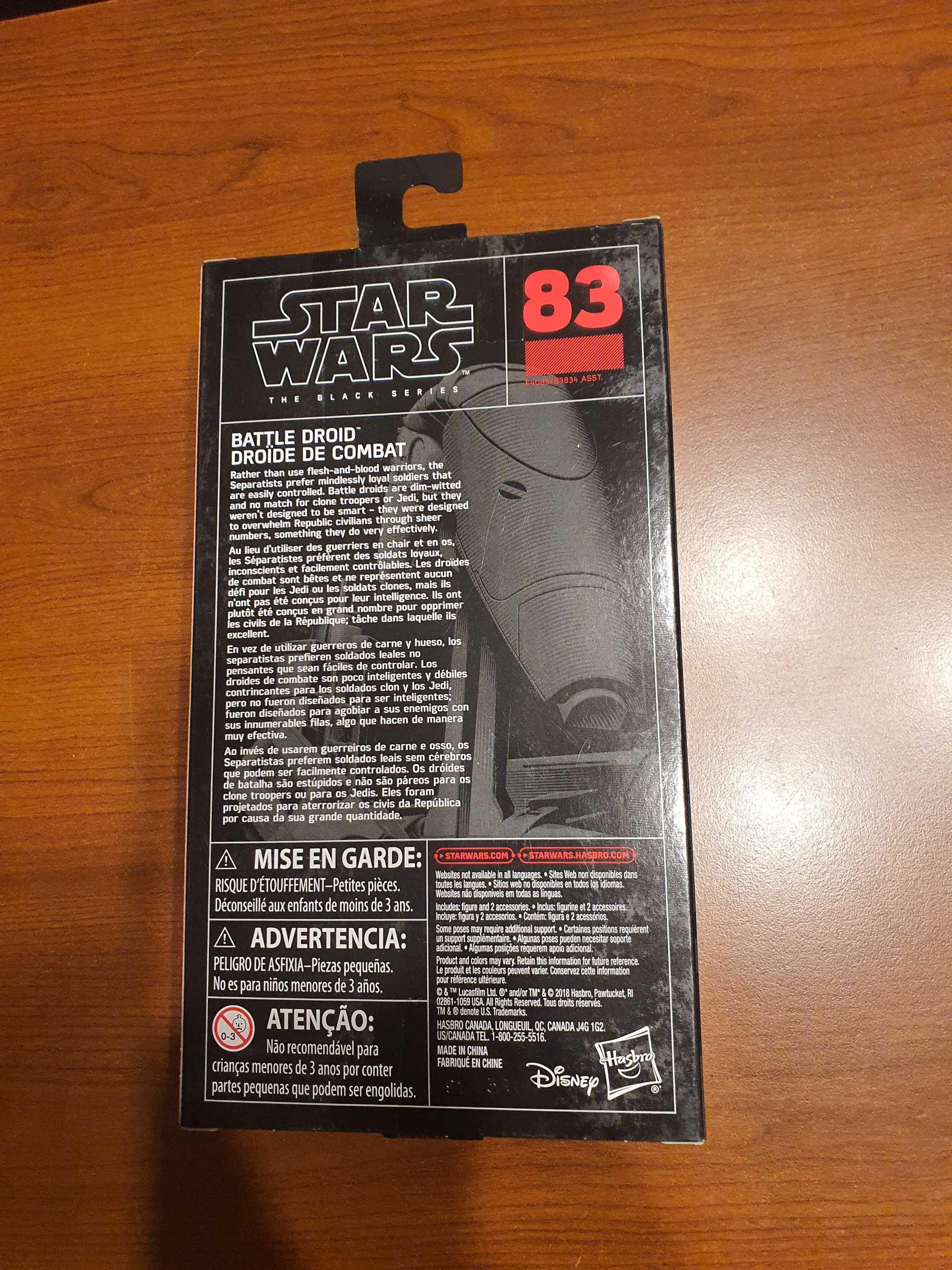 STAR WARS - Battle Droid B1 Black Series - Figurka - Nowy