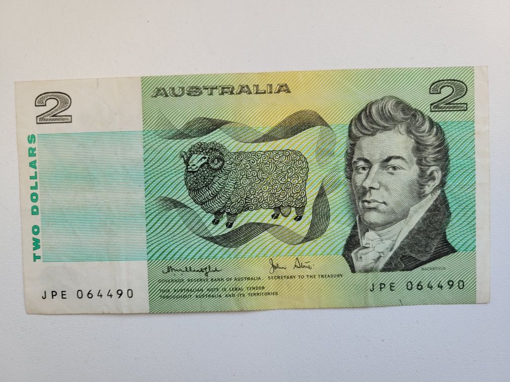 Banknot 2 dolary stara AUSTRALIA
