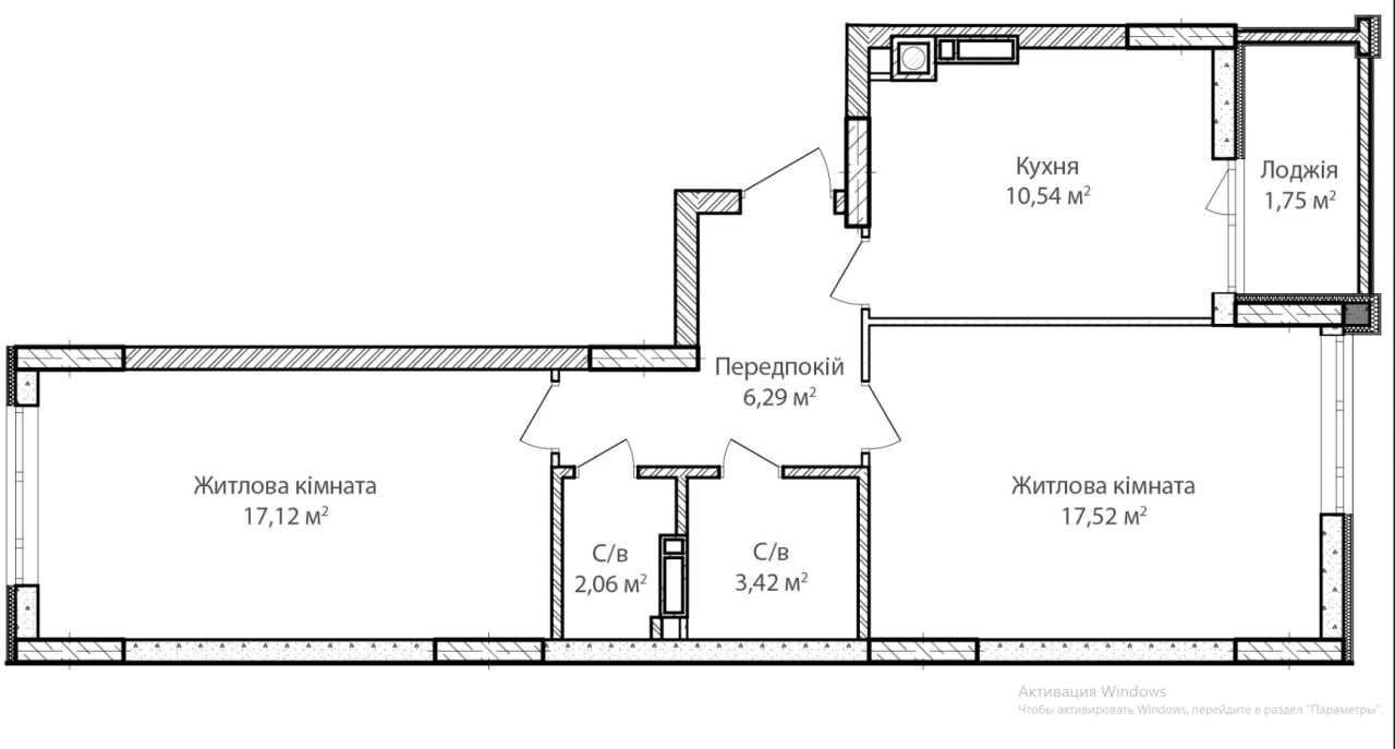 Продаж затишної двокімнатної квартири в місті Ірпінь