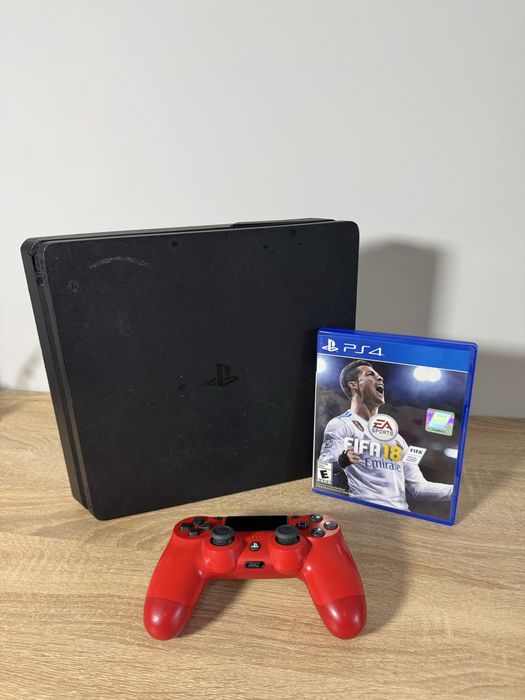 Playstation 4 slim 1TB + геймпад + гра