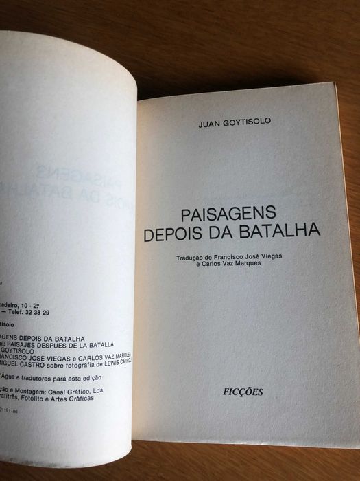 Paisagens depois da batalha    JUAN GOYTISOLO