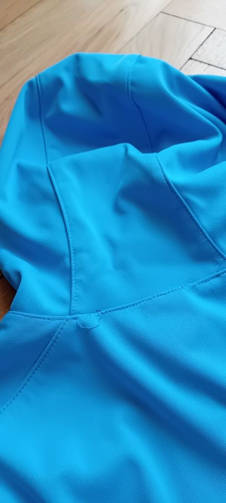 Kurtka softshell z kapturem chłopięca Quechua, rozmiar 133/142