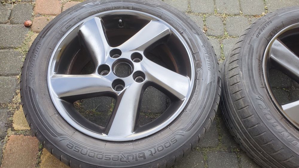 Alufelgi Mazda 6 I GG 16/5x114.3 z oponami Dunlop