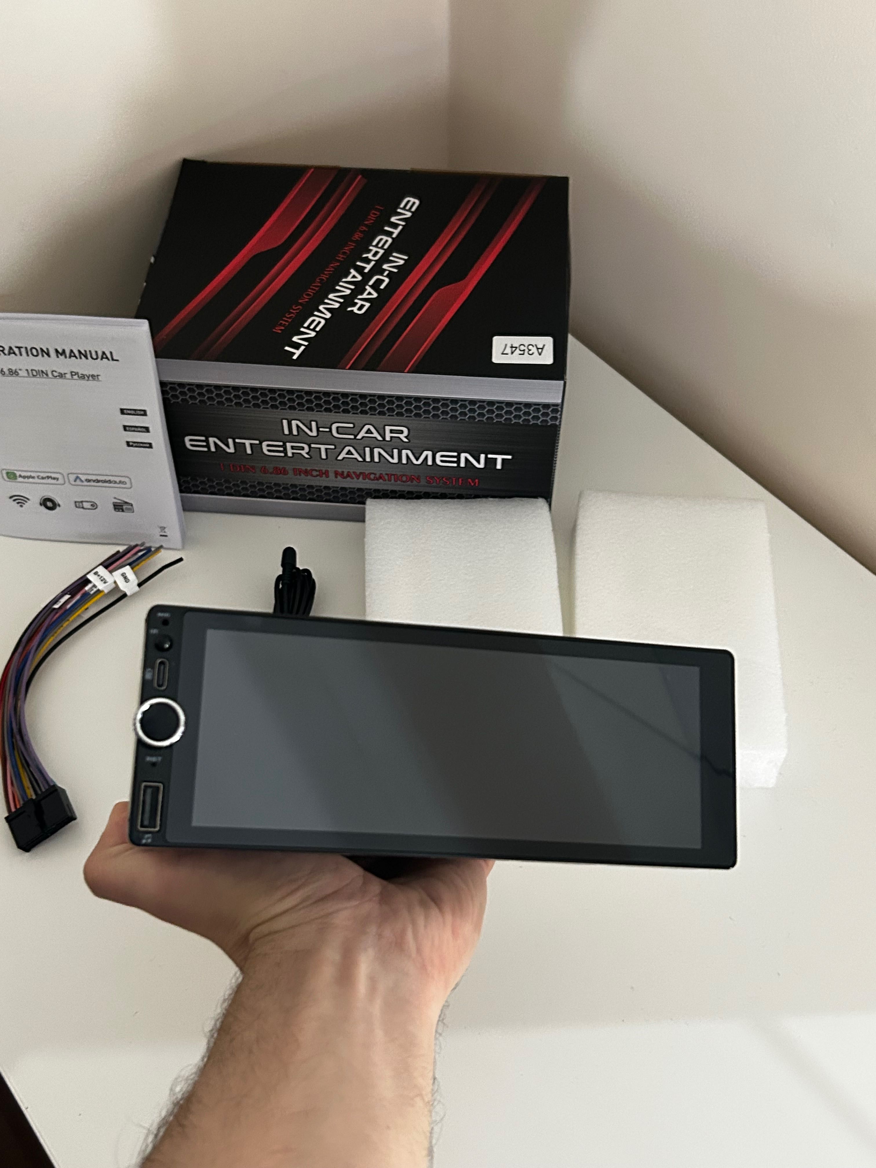 AutoRádio Android 7” 1 Din(universal) cCarplay Wi-Fi e microfone NOVO