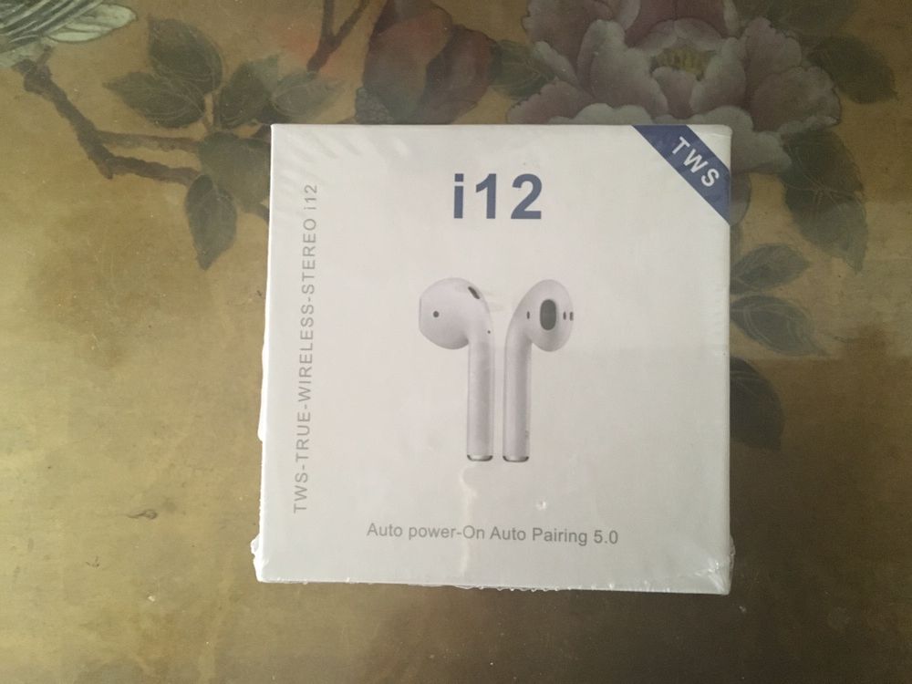 EarPods i12 TWS auriculares wireless Bluetooth 5.0 (novos)