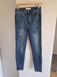 Spodnie z jeansy z wysokim stanem Stradivarius  36 S
