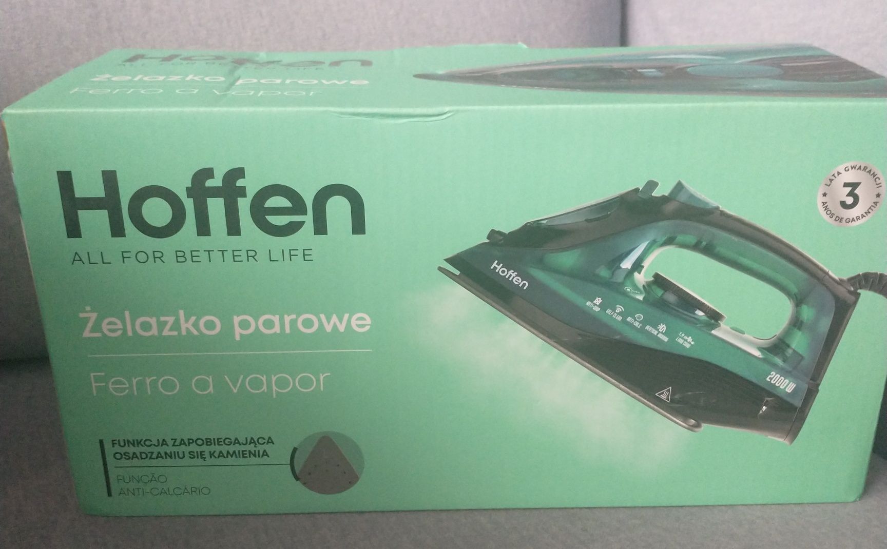 Nowe żelazko parowe Hoffen 2000W