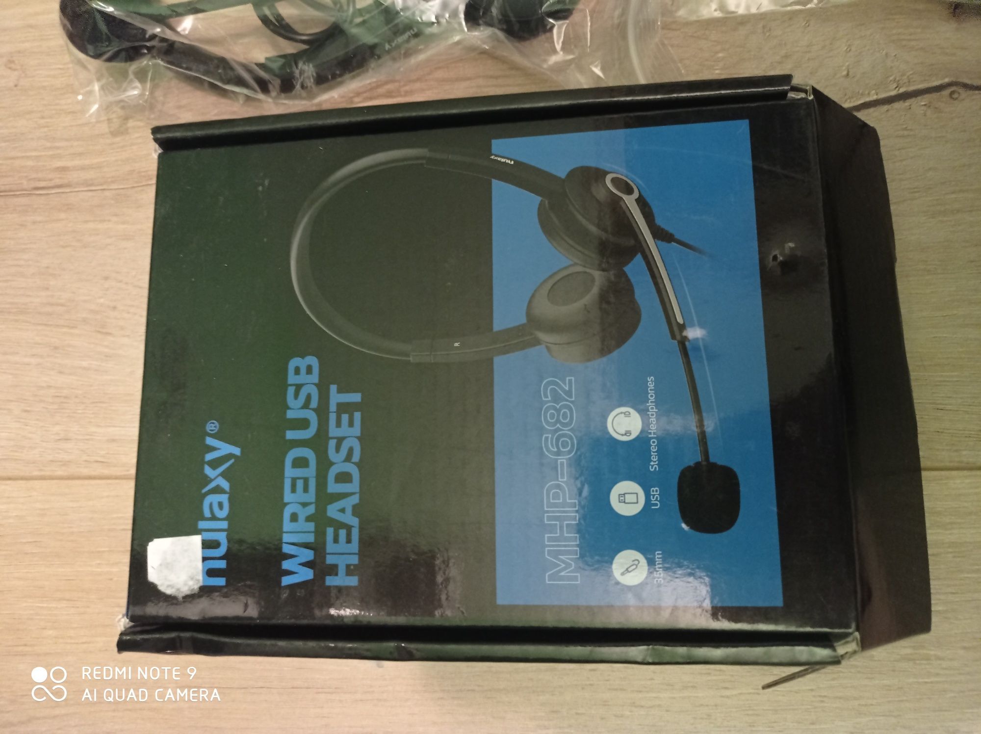 Słuchawki z mikrofonem USB przewodowe