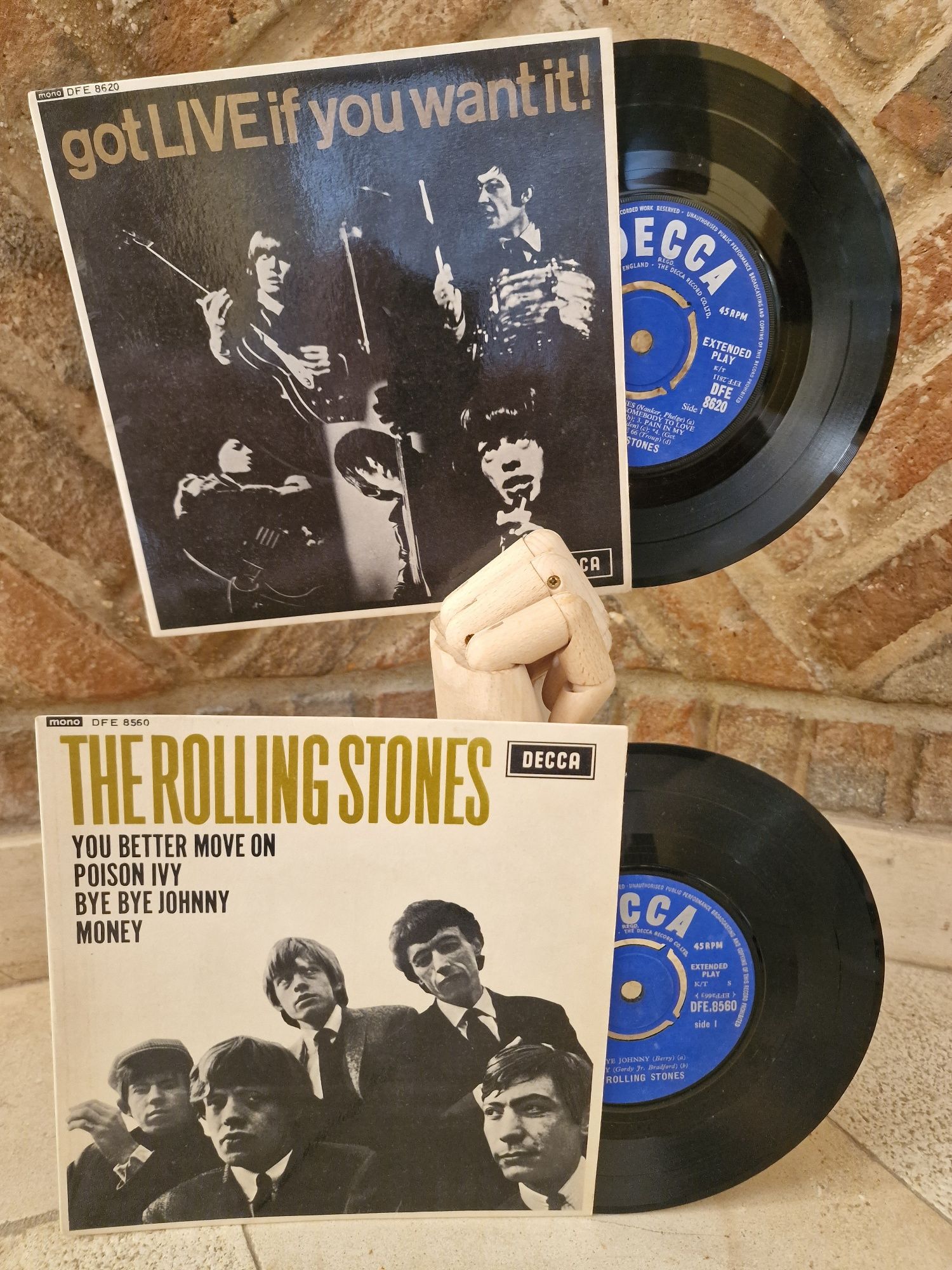 The Rolling Stones 2 vinis singles 1964