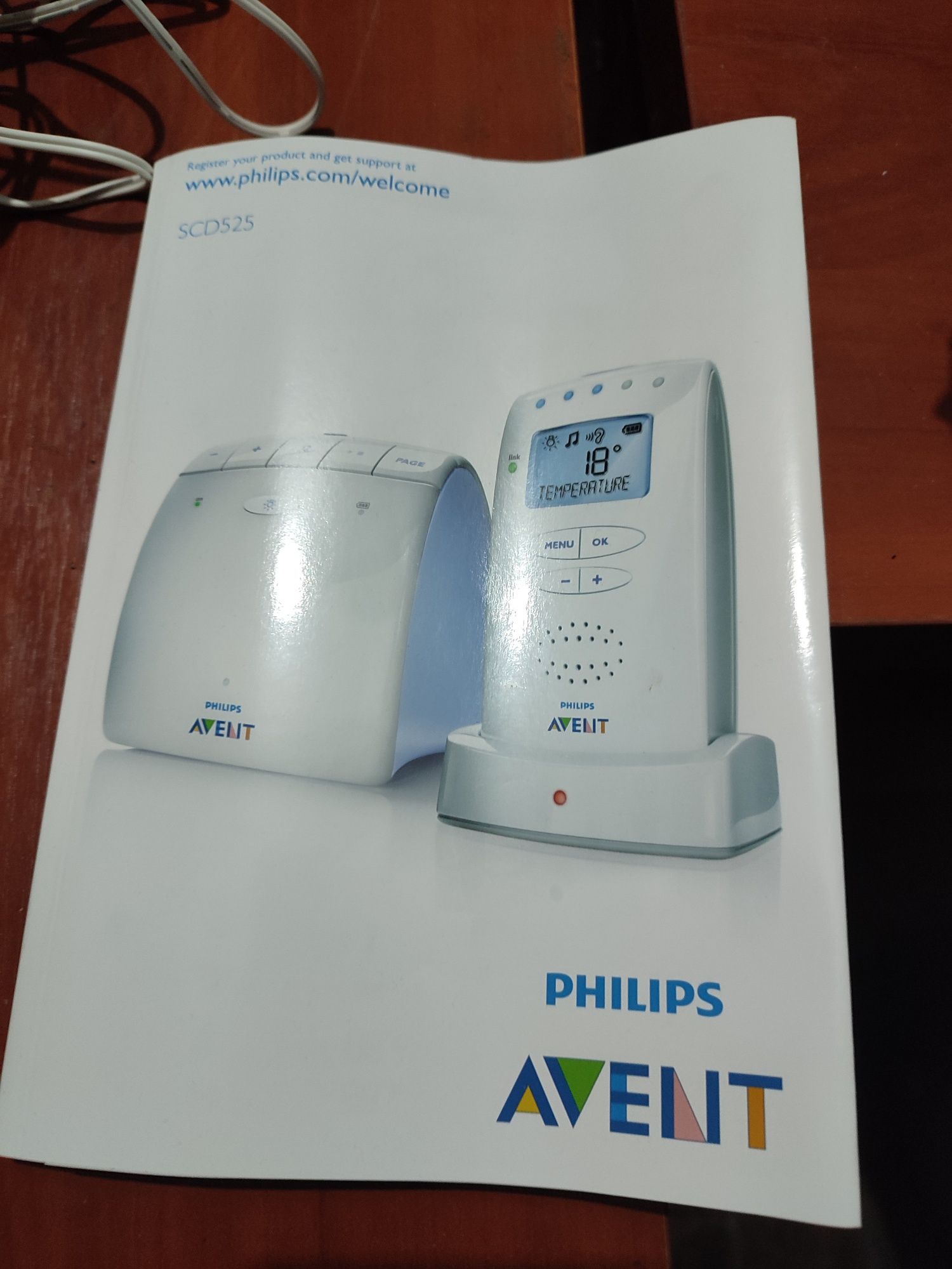 Elektroniczna Niania Avent SCD525, Philips