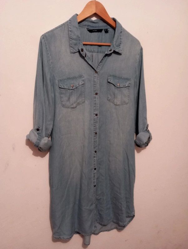 Vestido Ganga Vero Moda Tamanho L