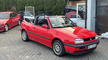 Volkswagen golf 3 1.8 cabrio 1991 niski przebieg