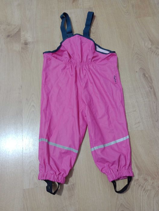 Spodnie ogrodniczki przeciwdeszczowe gumowane Plaushoes rozmiar 86.