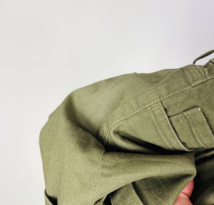 Ciemnozielone szorty z wysokim stanem XS 34 H&M